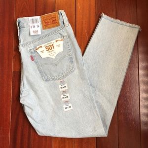 Splattered and ripped jeans